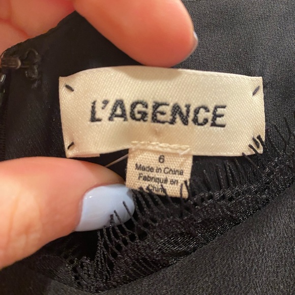 LAGENCE DIA CAMISOLE LACE TRIM WIDE LEG JUMPSUIT - Picture 5 of 5